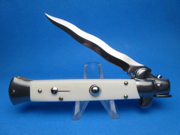 Frank Beltrame 9" Camel Bone Kriss Switchblade