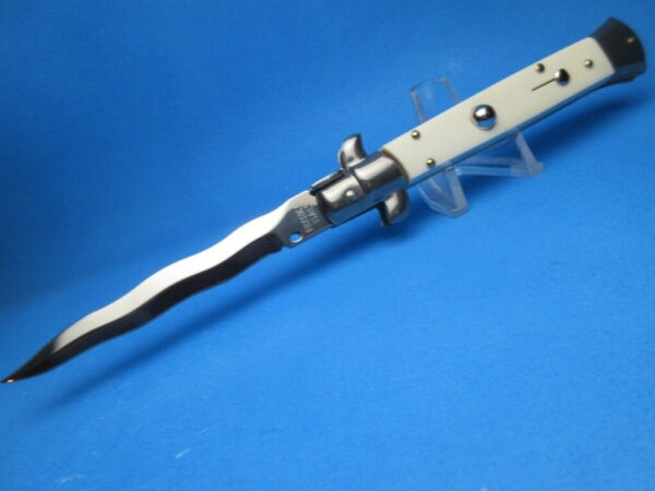 Frank Beltrame 9" Camel Bone Kriss Switchblade