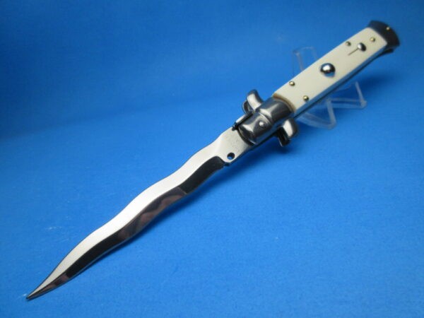 Frank Beltrame 9" Camel Bone Kriss Switchblade