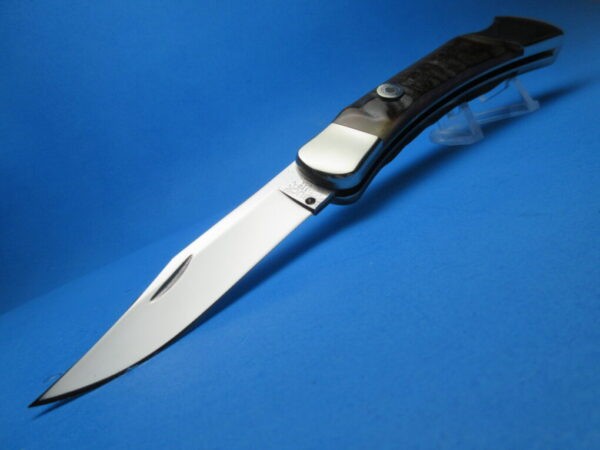 Custom Buck 110 Rams Horn Automatic Conversion Knife