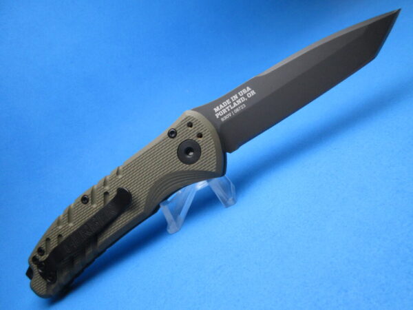 Gerber Propel Green SS Downrange Auto Tanto Point Plain-Edge Switchblade Knife