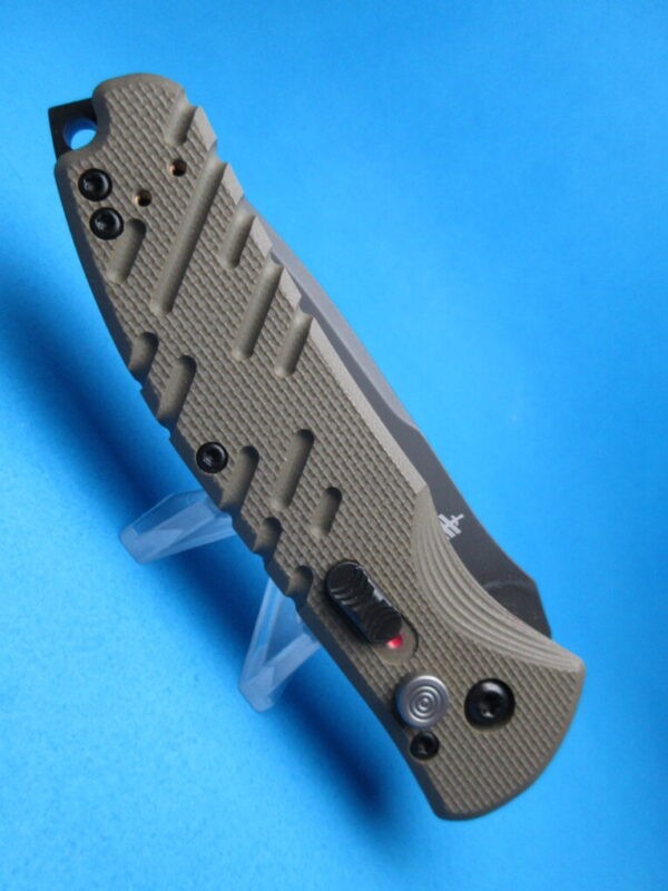Gerber Propel Green SS Downrange Auto Tanto Point Plain-Edge Switchblade Knife