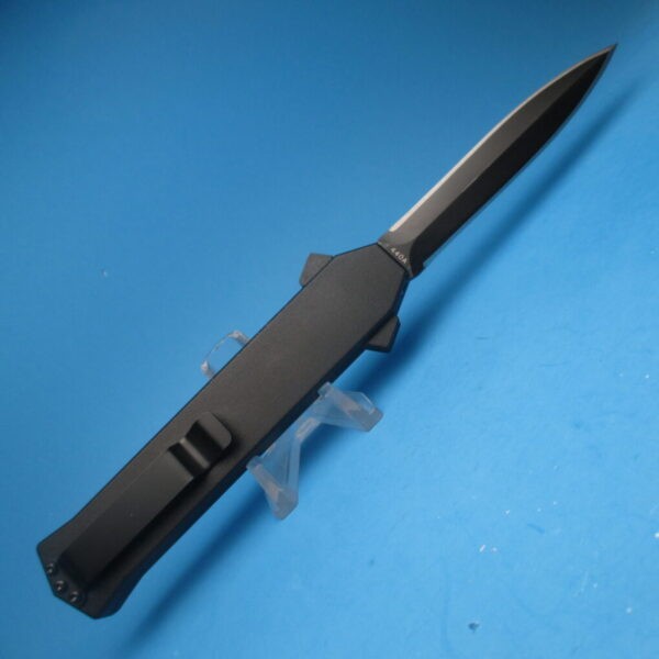 AKC F-16 OTF Black Handle Tactical Dagger - Image 2