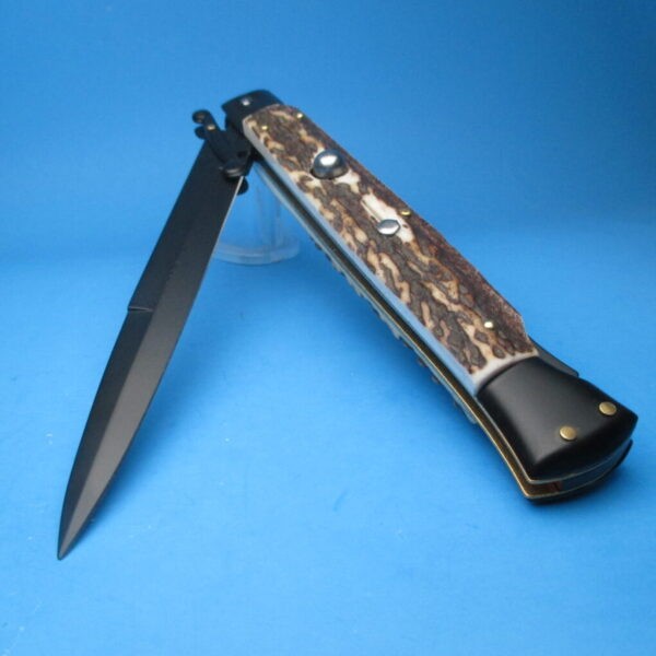 Frank Beltrame 11" Stag Horn Bayonet Teflon Swinguard - Image 4