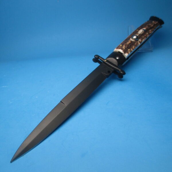 Frank Beltrame 11" Stag Horn Bayonet Teflon Swinguard - Image 3