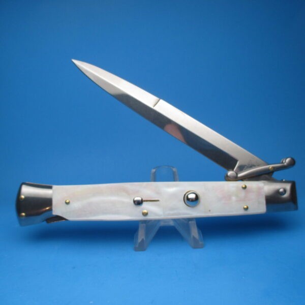 Frank Beltrame 11" Real Mother Of Pearl Bayonet Swinguard