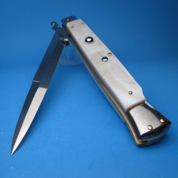 Frank Beltrame 11" Real Mother Of Pearl Bayonet Swinguard - Image 4