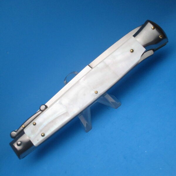 Frank Beltrame 11" Real Mother Of Pearl Bayonet Swinguard - Image 2