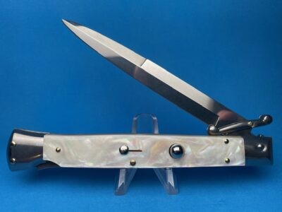 Frank Beltrame 11" Real Mother Of Pearl Bayonet Swinguard
