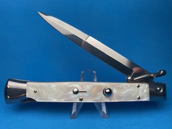 Frank Beltrame 11" Real Mother Of Pearl Bayonet Swinguard