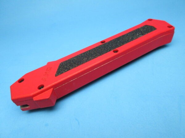 AKC F-16 OTF RED HANDLE W/ BAYONET BLADE