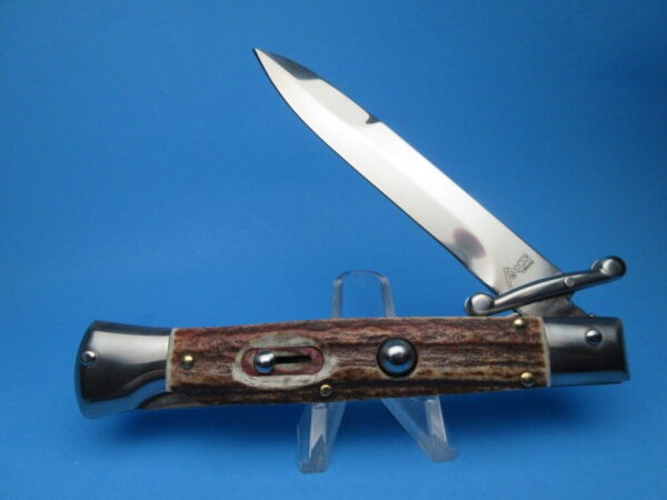 9'' AKC Stag Horn Damascus Bayonet Swinguard
