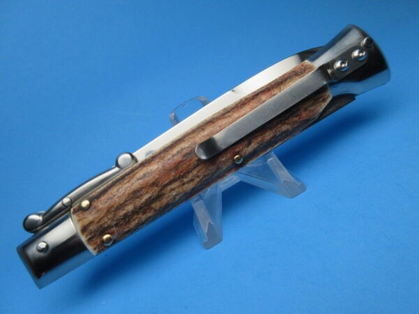 9'' AKC Stag Horn Damascus Bayonet Swinguard