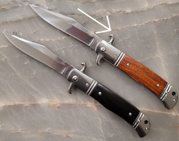 Rosewood Czech Bolster Fired Auto Switchblade - Image 3