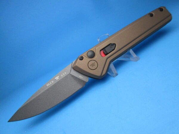 Buck Deploy 838 Burnt Bronze Switchblade Knife