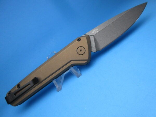 Buck Deploy 838 Burnt Bronze Switchblade Knife - Image 3