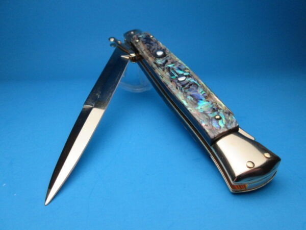 Frank Beltrame 11" Gold Abalone Bayonet Swinguard - Image 5