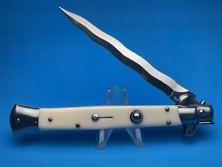 Frank Beltrame 11" Camelbone Kriss Switchblade