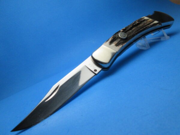 Custom Buck Stag 110 Automatic Conversion Knife #1