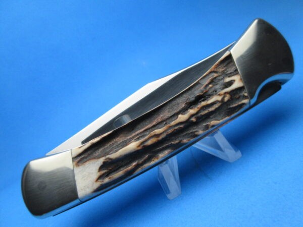 Custom Buck Stag 110 Automatic Conversion Knife #1