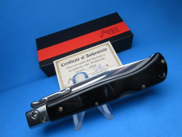 9" AKC Black Marble "Roma" Swinguard - Image 5