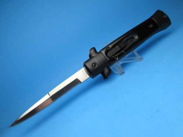 9'' Black Tactical Stiletto Style OTF Bayonet