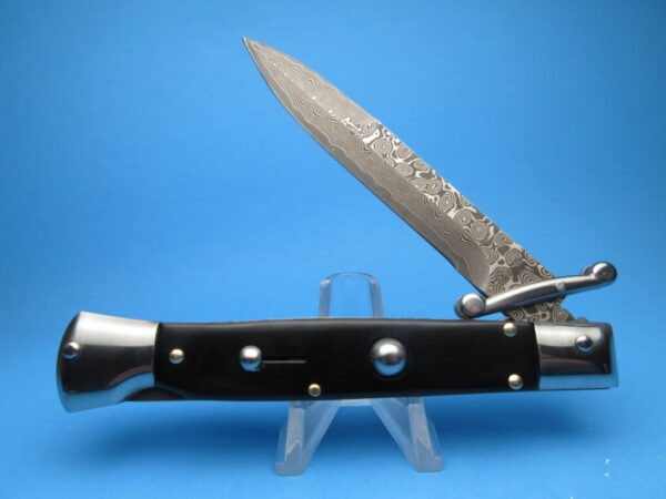 9'' AKC Ebonywood Damascus Bayonet Swinguard