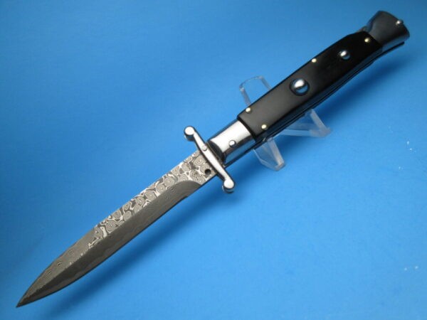 9'' AKC Ebonywood Damascus Bayonet Swinguard