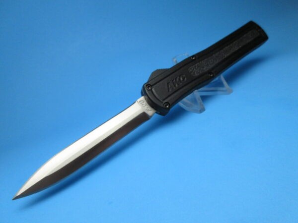 AKC F-20 Black Handle Dagger Blade