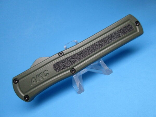 AKC F-20 Green Handle Drop-point Blade