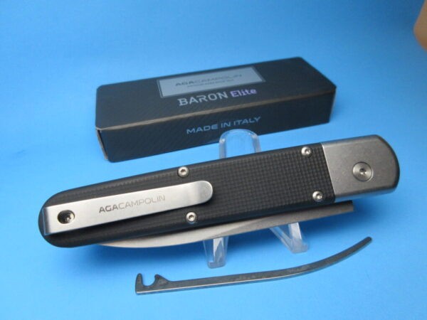 Baron Elite Stonewash Switchblade Knife