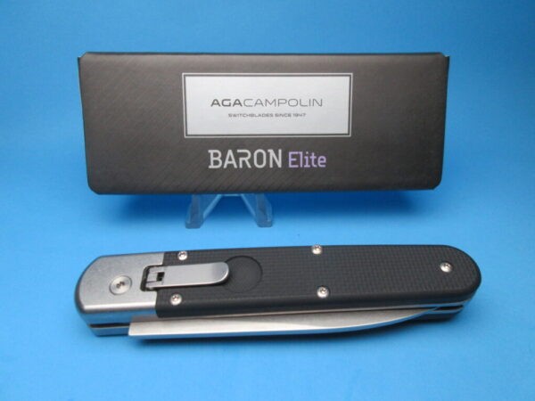 Baron Elite Stonewash Switchblade Knife