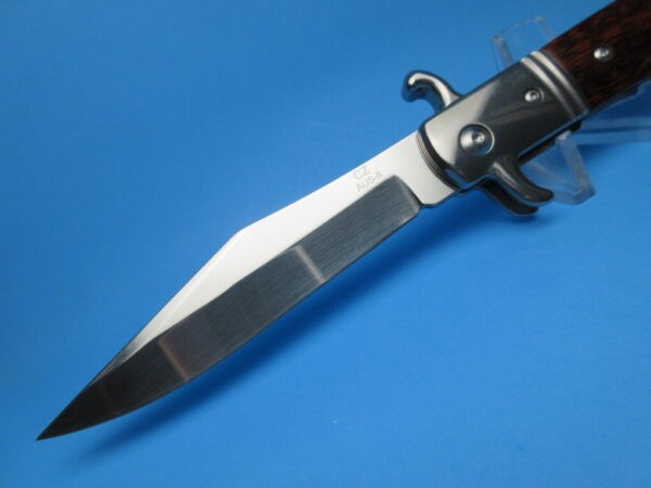Snakewood Czech Bolster Fired Auto Switchblade