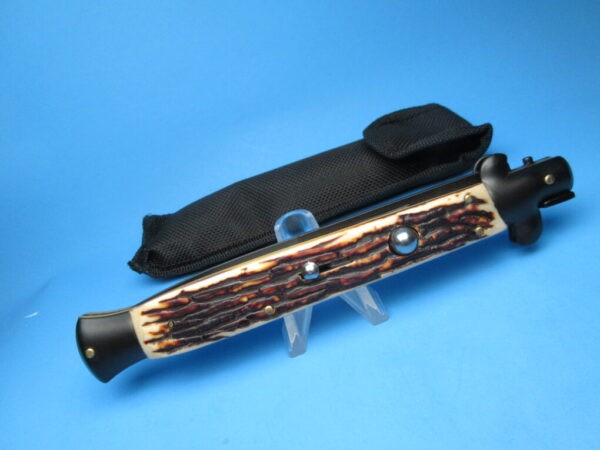 Imitation Stag Tactical 12" Switchblade