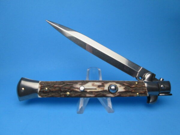 Frank Beltrame 11" Stag Horn Dagger Switchblade