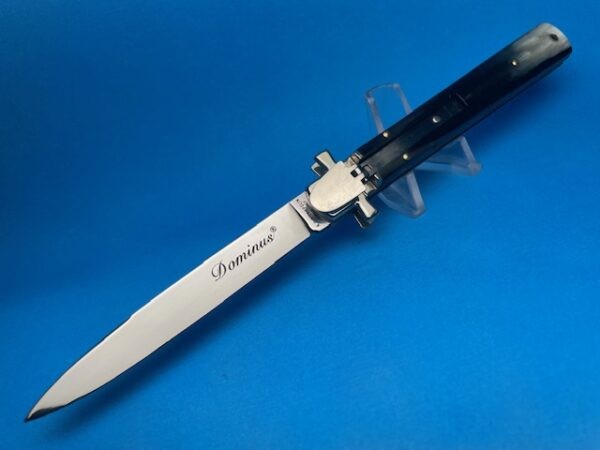 AGA Brazilian Horn "Dominus" Leverlock Switchblade