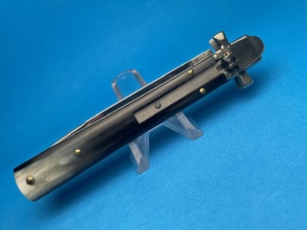 AGA Brazilian Horn "Dominus" Leverlock Switchblade