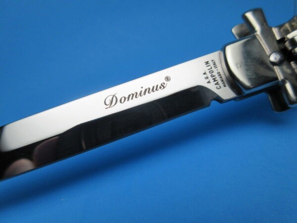 AGA Brazilian Horn "Dominus" Leverlock Switchblade