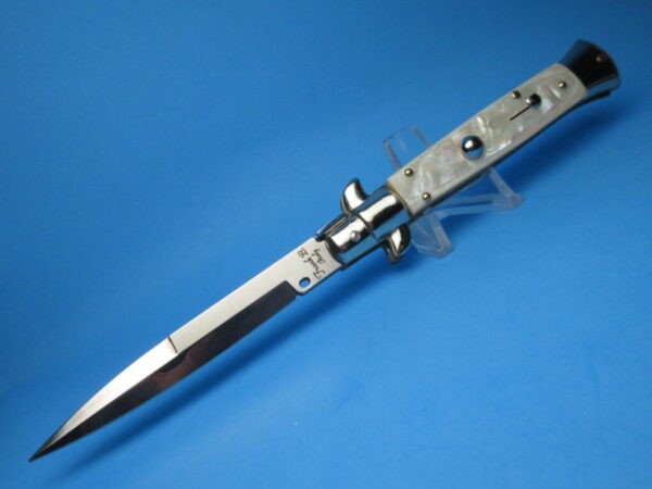 Frank Beltrame 9" Mother Of Pearl Bayonet Picklock