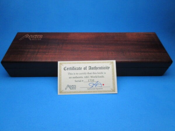 9'' AKC White Pearlex Polished Bayonet Swinguard