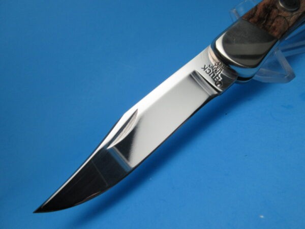 Custom Spalted Maple Buck 110 Automatic Conversion Knife