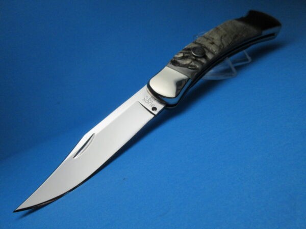 Custom Buck Black Nepal Sheep 110 Automatic Conversion Knife