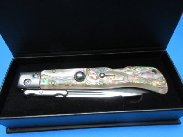 11" AKC Faux Abalone "Roma" Swinguard