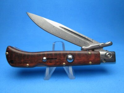9" AKC Snakewood Damascus "Roma" Swinguard