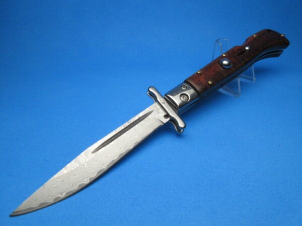 9" AKC Snakewood Damascus "Roma" Swinguard