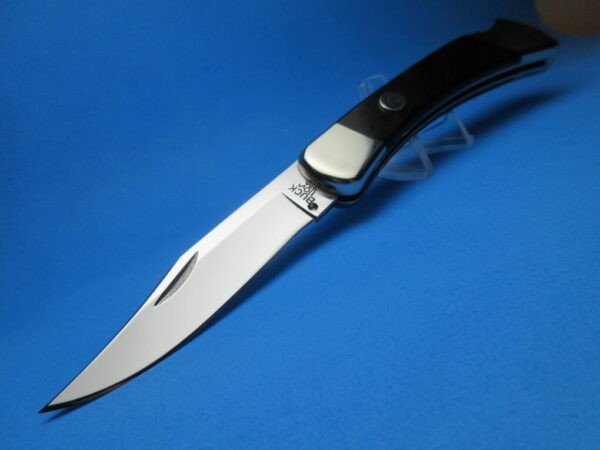 Custom Buck 110 Ebonywood Automatic Conversion Knife