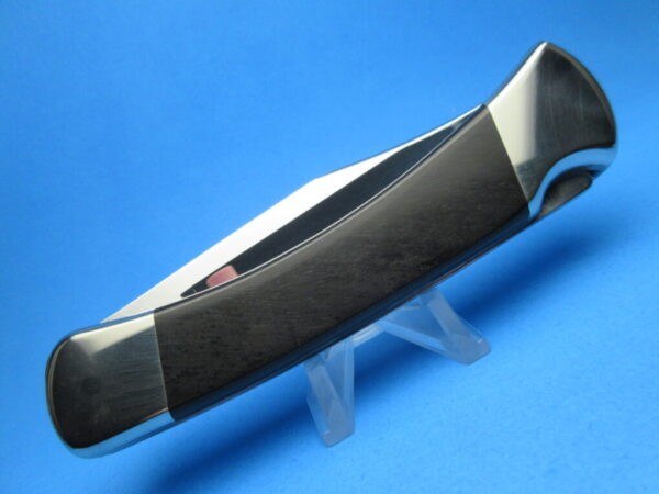 Custom Buck 110 Ebonywood Automatic Conversion Knife