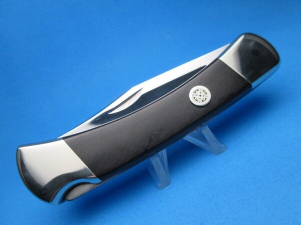 Custom Buck 110 Ebonywood Automatic Conversion Knife