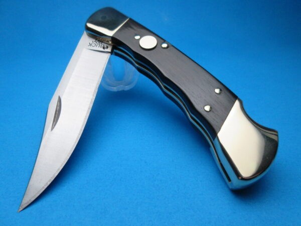 Buck 110 Automatic Conversion Knife Ebonywood W/ Finger Grooves