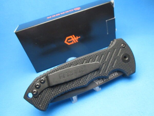 Gerber 06 Auto G-10 Tanto Plain-Edge Switchblade Knife